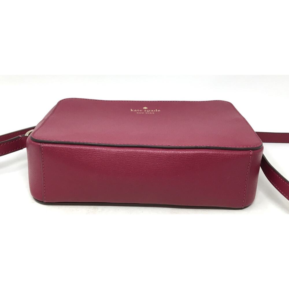 Kate Spade New York Harper Berry Leather Crossbody Purse Handbag WKR00062 - Picture 5 of 6